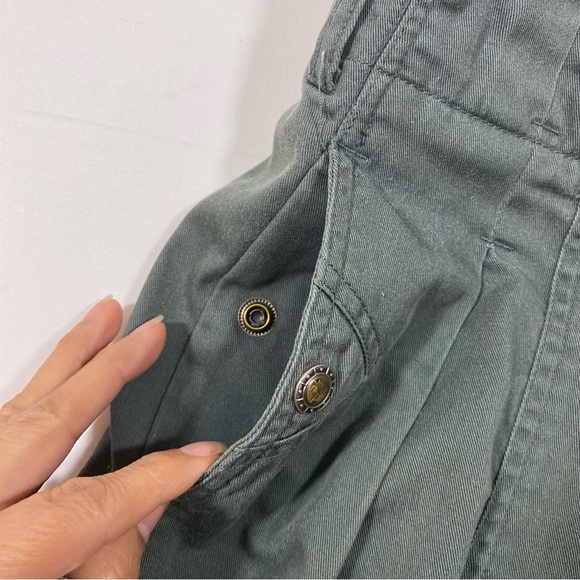 Walking Wide leg Shorts State of the Art shorts women boho green size 5/6 - Picture 3 of 10